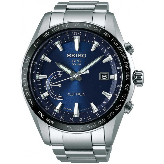 Seiko Astron GPS Solar World Time SSE109J1 mens watch